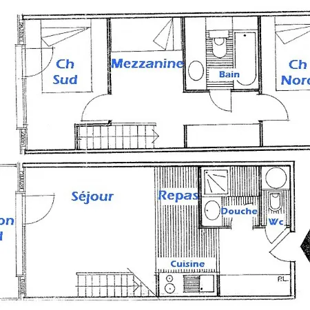 Les Saisies, 3 Pieces/mezzanine, 2 Sdb, 8 Pers - Fr-1-293-58 Apartment Les Saisies